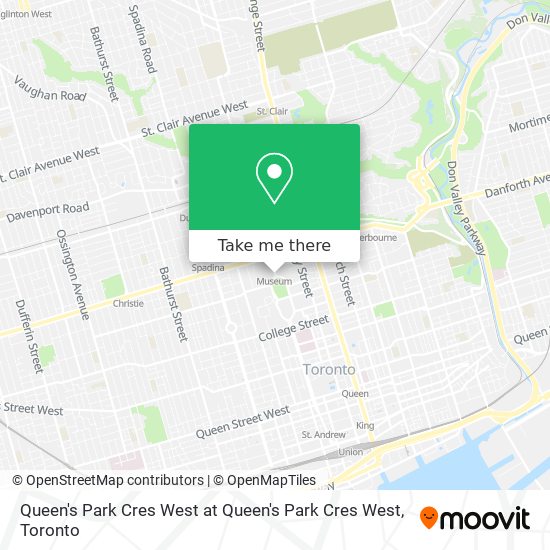 Queen's Park Cres West at Queen's Park Cres West plan