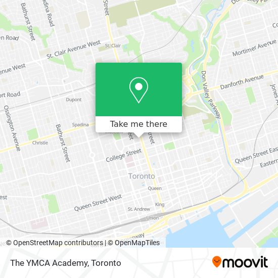 The YMCA Academy map