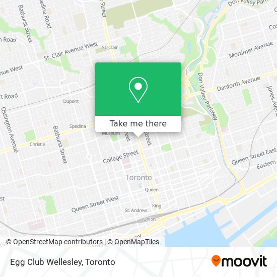 Egg Club Wellesley map