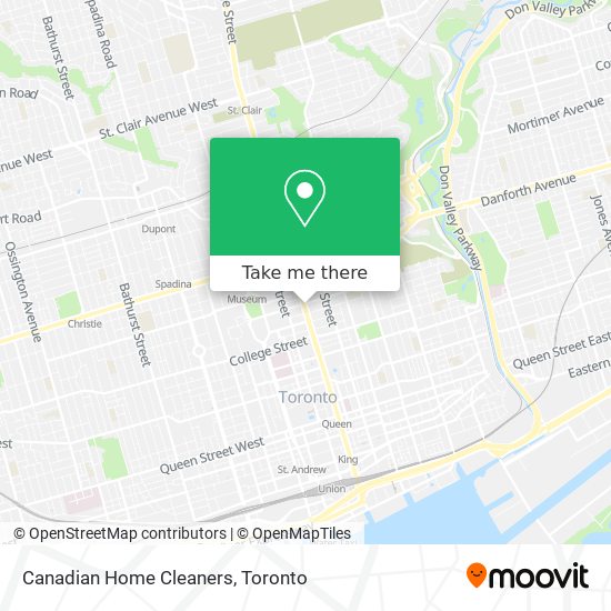 Canadian Home Cleaners map