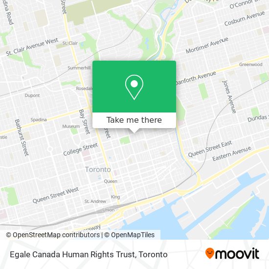 Egale Canada Human Rights Trust map