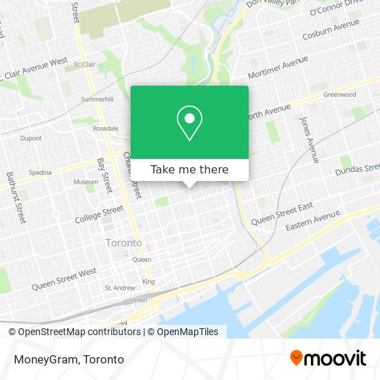 MoneyGram map