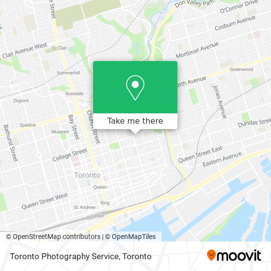 Toronto Photography Service plan