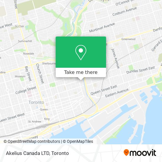 Akelius Canada LTD map