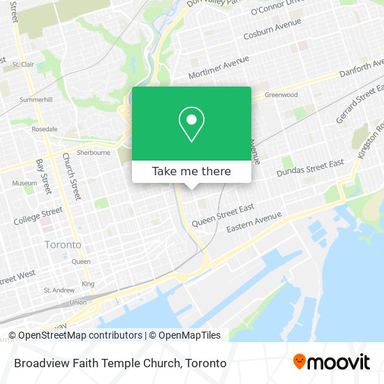 Broadview Faith Temple Church map