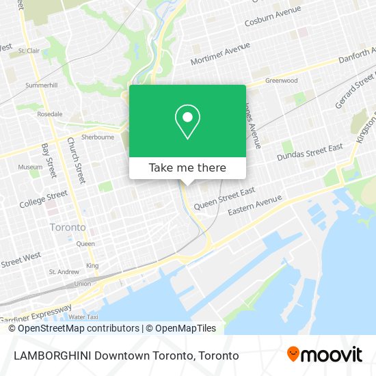 LAMBORGHINI Downtown Toronto plan