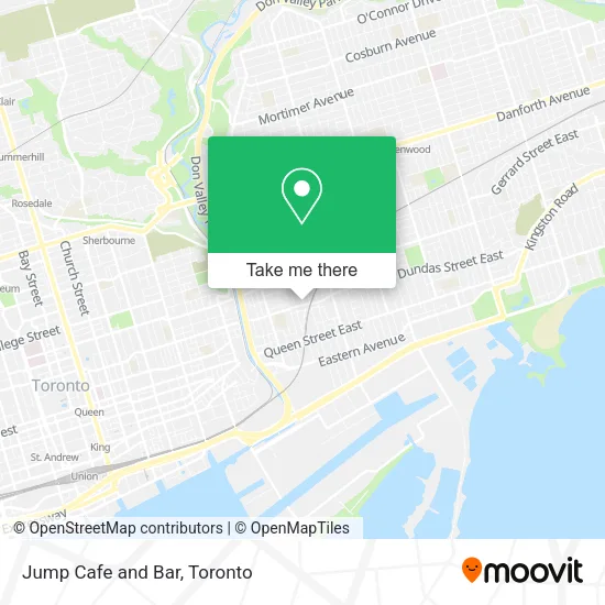 Jump Cafe and Bar map