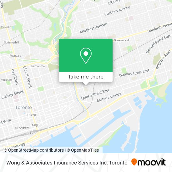 Wong & Associates Insurance Services Inc map