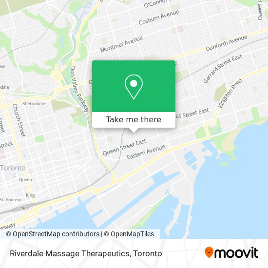 Riverdale Massage Therapeutics map
