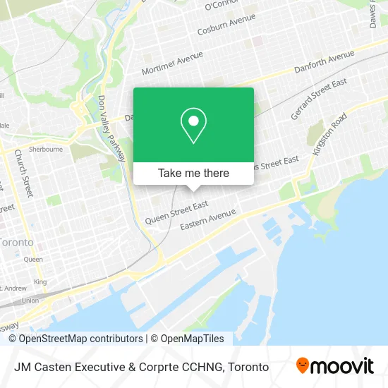 JM Casten Executive & Corprte CCHNG map