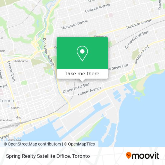 Spring Realty Satellite Office map