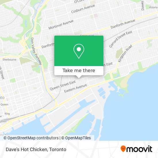 Dave's Hot Chicken map