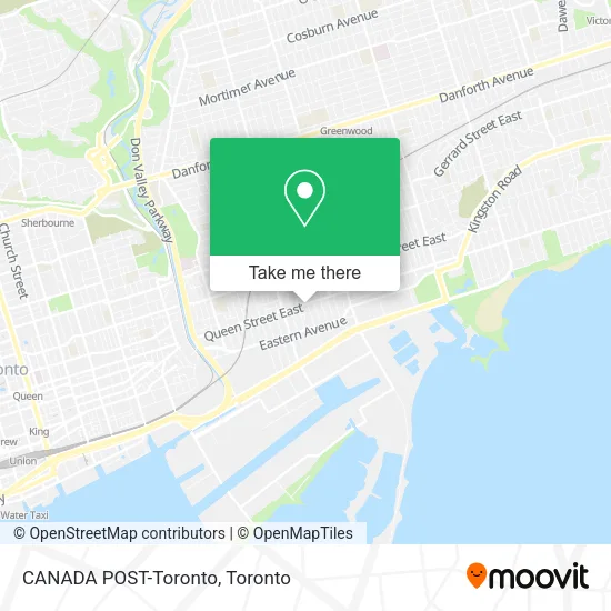 CANADA POST-Toronto map