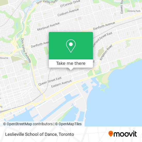 Leslieville School of Dance plan