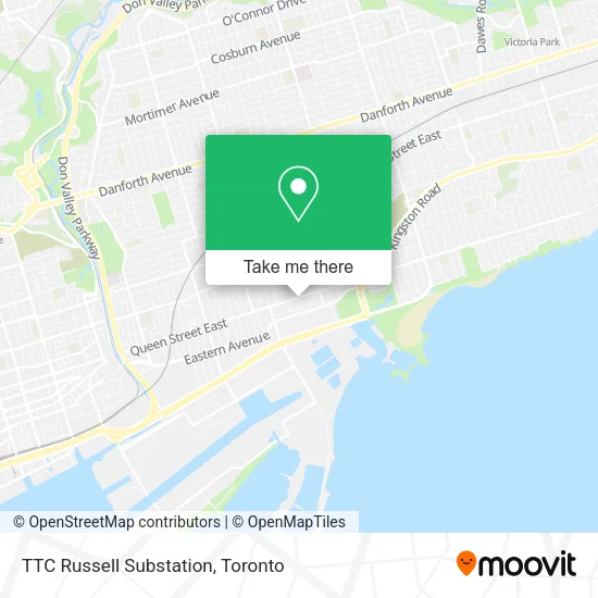 TTC Russell Substation map