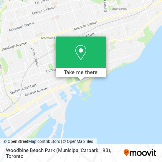 Woodbine Beach Park (Municipal Carpark 193) map