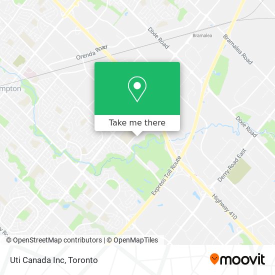 Uti Canada Inc map