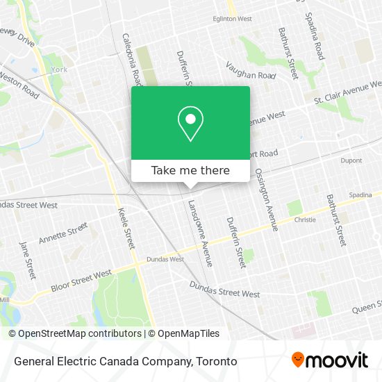 General Electric Canada Company map