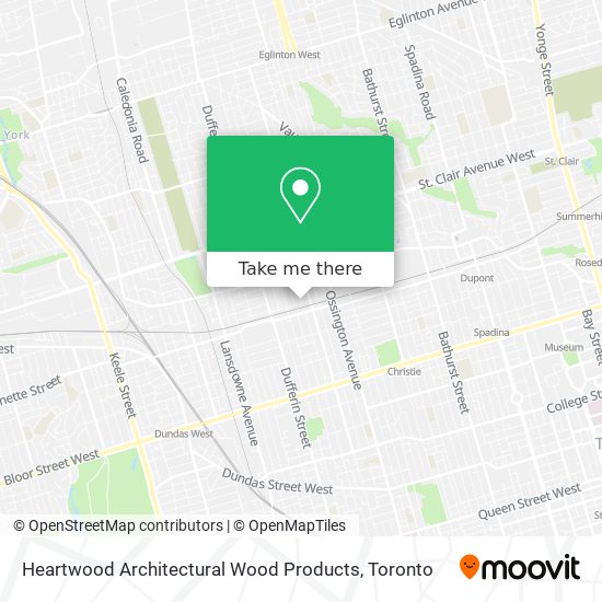 Heartwood Architectural Wood Products map