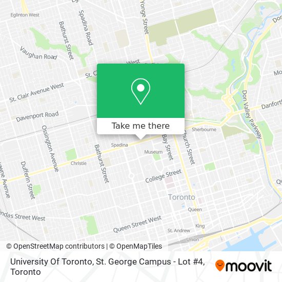 University Of Toronto, St. George Campus - Lot #4 plan