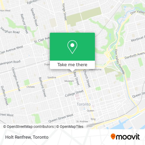 Holt Renfrew map