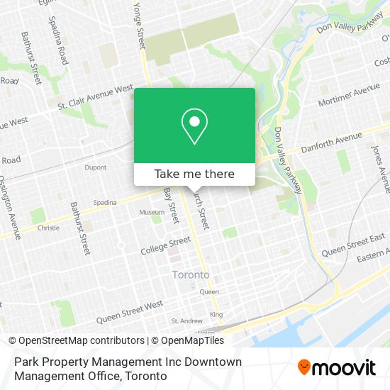 Park Property Management Inc Downtown Management Office map