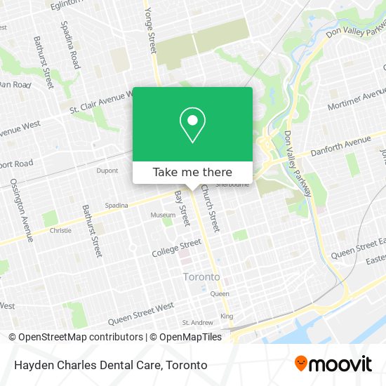 Hayden Charles Dental Care map