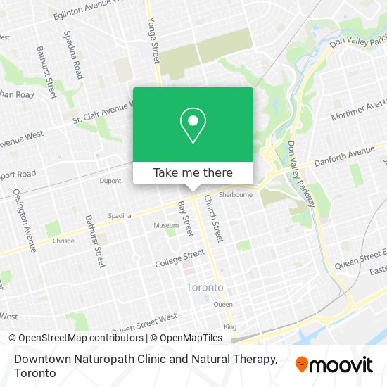 Downtown Naturopath Clinic and Natural Therapy map