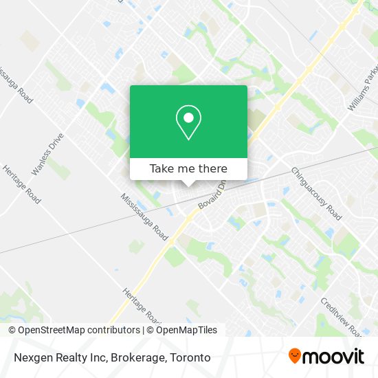 Nexgen Realty Inc, Brokerage map