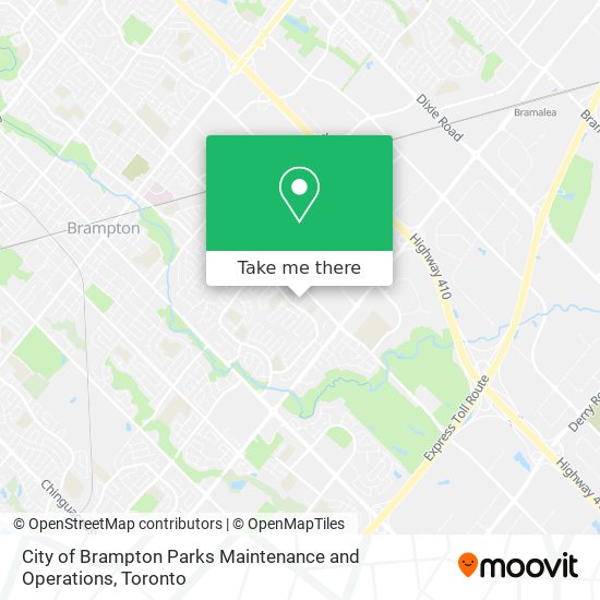 City of Brampton Parks Maintenance and Operations plan