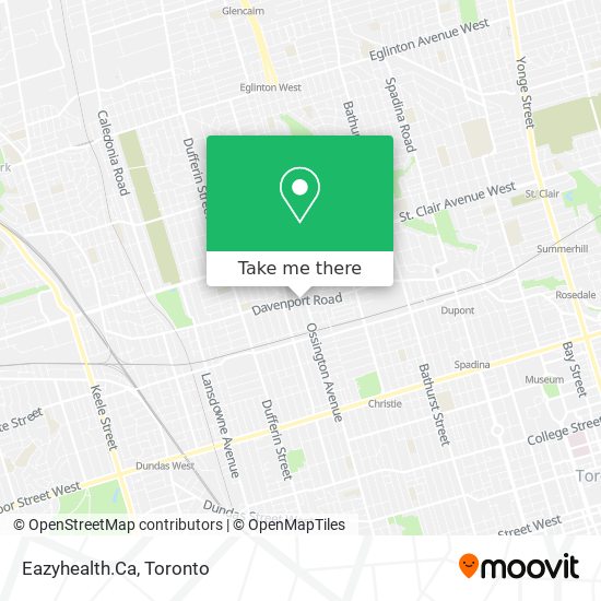 Eazyhealth.Ca map