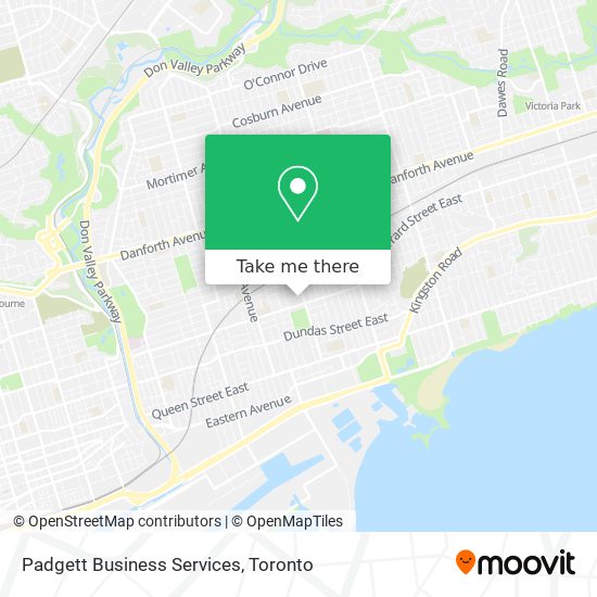 Padgett Business Services map