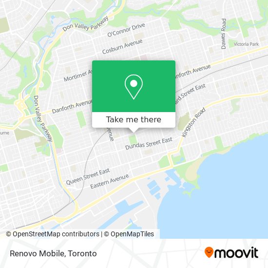 Renovo Mobile map