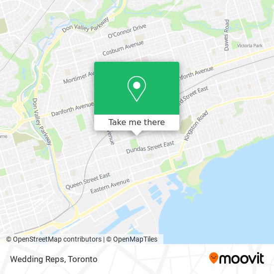 Wedding Reps map