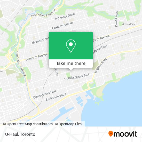 U-Haul map