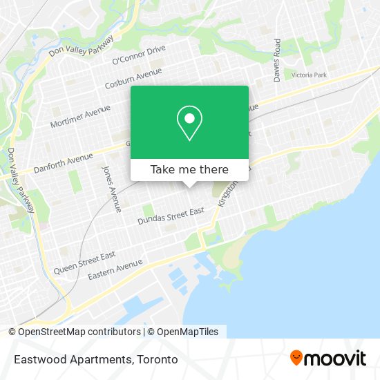 Eastwood Apartments map
