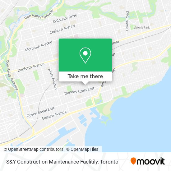 S&Y Construction Maintenance Faclitily map