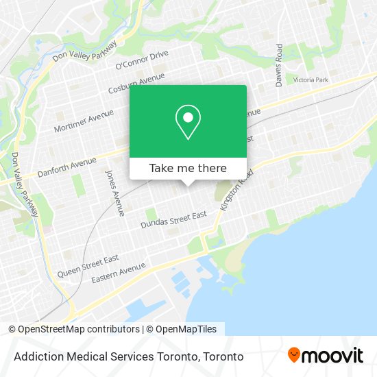 Addiction Medical Services Toronto map
