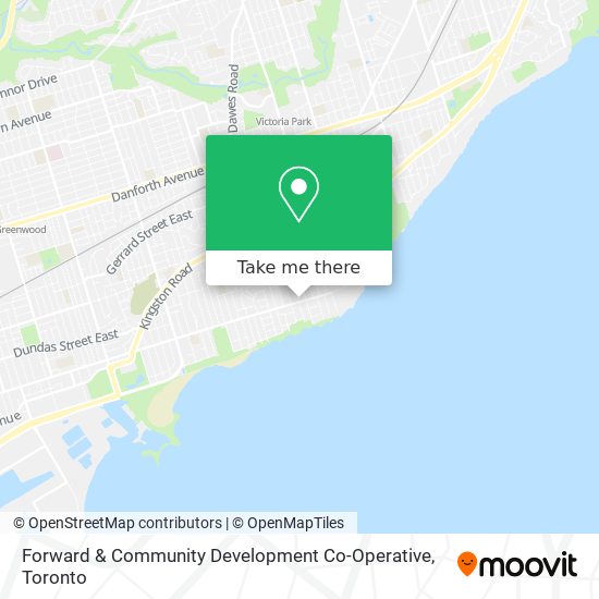 Forward & Community Development Co-Operative map