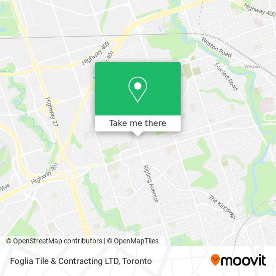 Foglia Tile & Contracting LTD map