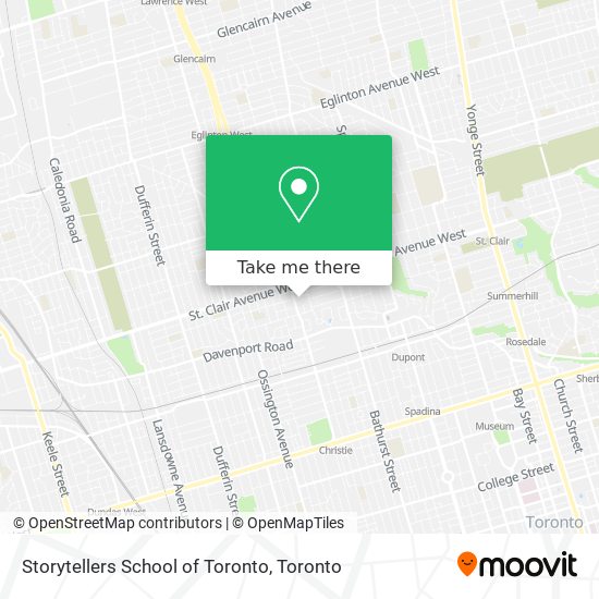 Storytellers School of Toronto plan