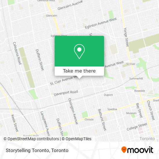 Storytelling Toronto plan