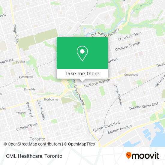 CML Healthcare map