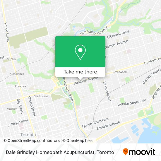 Dale Grindley Homeopath Acupuncturist map