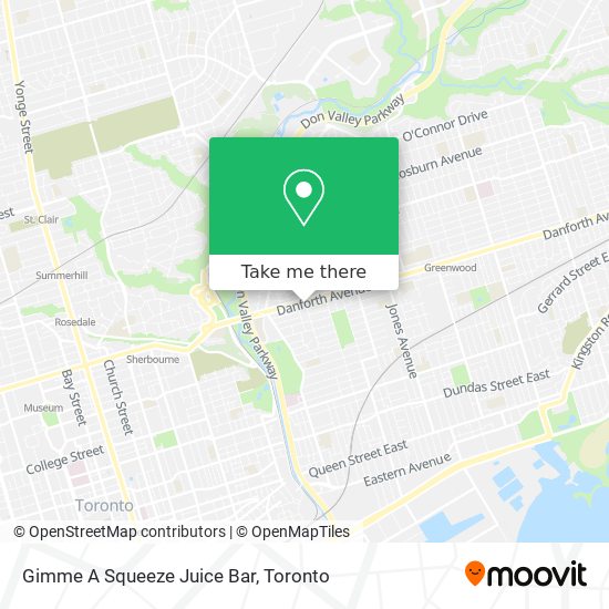 Gimme A Squeeze Juice Bar map