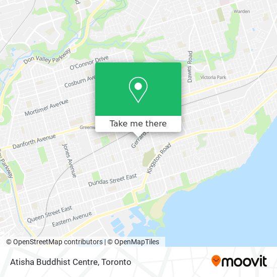 Atisha Buddhist Centre map