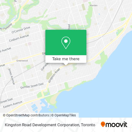 Kingston Road Development Corporation map