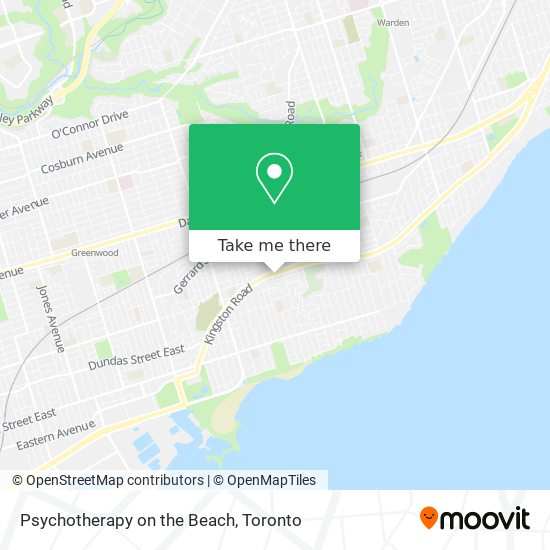 Psychotherapy on the Beach map