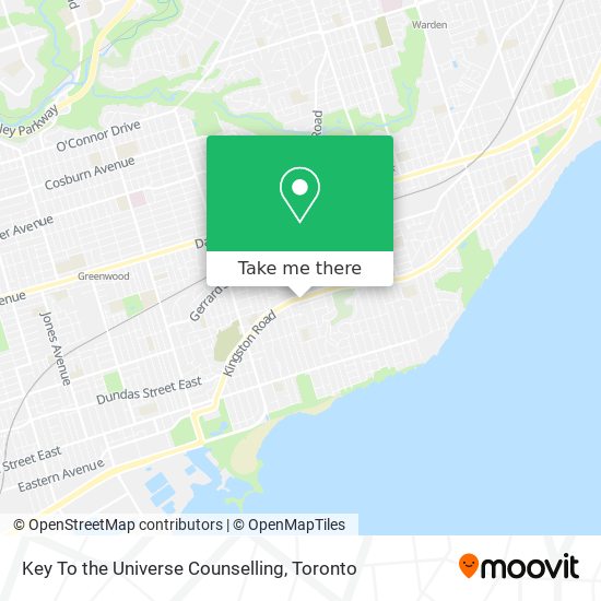 Key To the Universe Counselling map