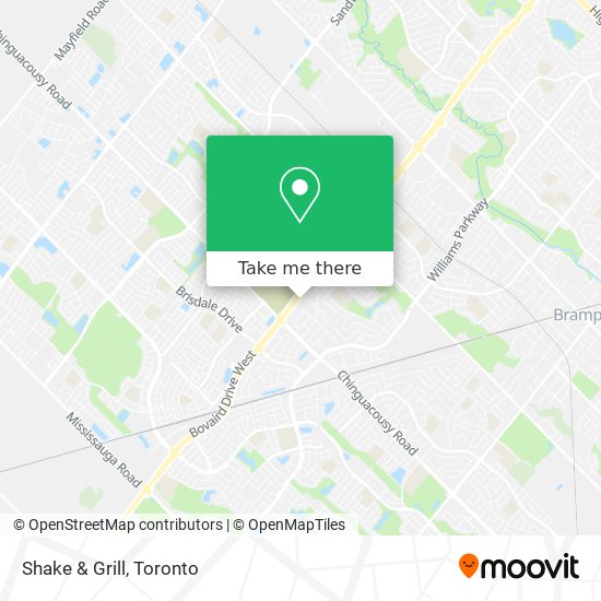 Shake & Grill map